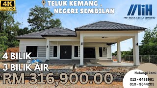 RUMAH 4 BILIK 3 BILIK AIR - TELUK KEMANG, PORT DICKSON, NEGERI SEMBILAN.