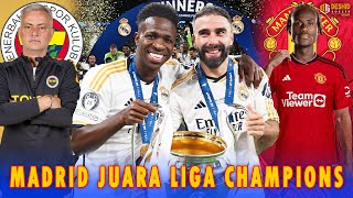 Real Madrid JUARA Liga Champion - Jose Mourinho Latih Fenerbahce - Chalobah ke MU - Berita Bola
