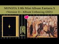 MONSTA X 8th Mini Album: Fantasia X (Version 1) - Album Unboxing (2021)