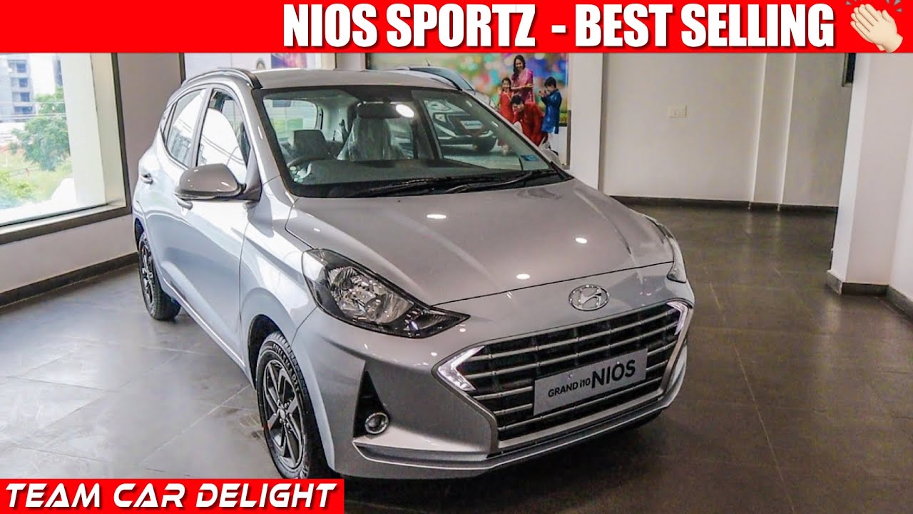 Grand I10 NIOS Sportz 2021 - Walkaround Review With On Road Price ...