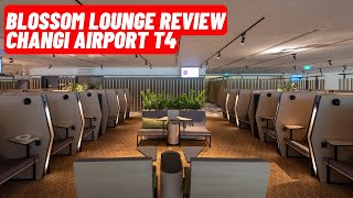 BLOSSOM LOUNGE Tour Review Buffet Food Changi Airport Terminal 4 T4 SIA SATS 新加坡美食之旅 马来西亚