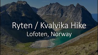 Ryten Hike | Kvalvika Beach | Lofoten Islands | Norway