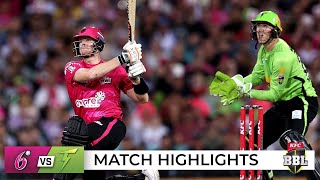 Steve Smith steals the show as Sixers smash Thunder | BBL|12
