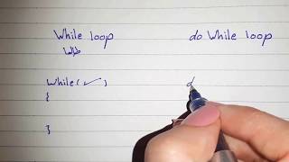 while loop - do while loop - حلقة while