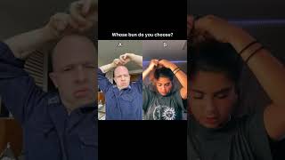 WHOSE BUN DO U ❤️? #hair #hairstyle #funny #youtubeshorts #shorts #bald