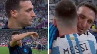 Argentina's Coach Reaction after Argentina's win against France | Fifa World Cup 2022