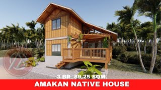 MODERN BAHAY KUBO AMAKAN BEACH HOUSE | 3 BR 89.25 SQM. | 8.5 X 7m | ARKIPEACE