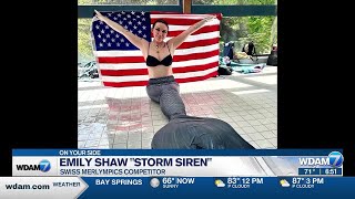 Pine Belt mermaid splashes onto international stage at Swiss Merlympics