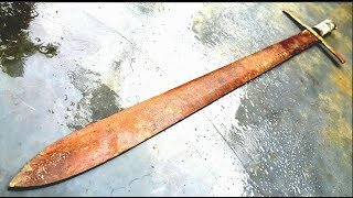 Restoration legendary sword Excalibur | Restore ancient weapon old rusty