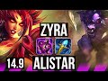 ZYRA & Jhin vs ALISTAR & Jinx (SUP) | 4/2/24 | TR Grandmaster | 14.9