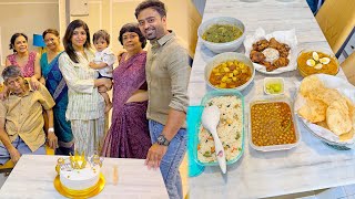 Kajari's Birthday Celebration 🎂🎉🥳 | মা মাসিরা বানালো কাজরীর প্রিয় খাবার | ধনেপাতা চিকেন, ধোকার ডালনা