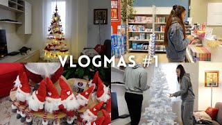 *ANDIAMO A COMPRARE GLI ADDOBBI NATALIZI* | FACCIAMO L'ALBERO DI NATALE INSIEME | Vlogmas #1