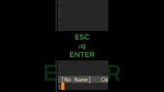 How to QUIT out of vi/vim