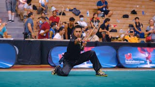 [2022] Roger Rosales - 1st, 8.82 - Three Section Staff | Golden State International Wushu Tournament