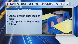 Students leaving Hayes High School early due to ‘lack of heat’