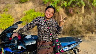 Finally second day pni bike ko sathma🏍️but jhandai vir bata khaseko😲#siruthapamagar#villagelife#vlog