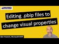 Edit (and hack) Visuals when saved to Power BI Project File type