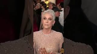 Jamie Lee Curtis talks about her kiss with Michelle Yeoh! #shorts