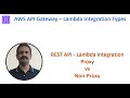 AWS API Gateway – Lambda Proxy vs Non-Proxy Integration with Python