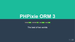 PHPixie ORM 3.0