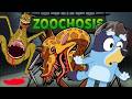 Bluey Built SECRET Rooms Zookeeper Never Find! Bluey Plays ZOOCHOSIS: third-person screamers