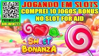 JOGANDO SLOT ONLINE Sweet Bonanza 1000 COMPREI 10 JOGOS BONUS NO SLOT