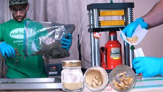 Turning Shaky Trim Into Top Shelf Hash:  How To Make Dry Sift & Hash Rosin