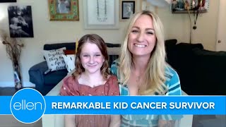 Ellen Meets Remarkable Kid Cancer Survivor Lilly and Mom Trish