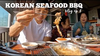 KOREA VLOG Ep. 5: Fresh Seafood BBQ in Haeundae Beach, Busan