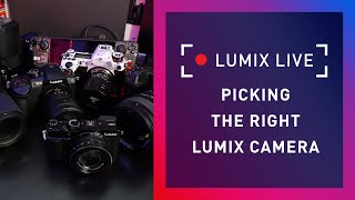 LUMIX Live : Picking the Right LUMIX camera & AMA