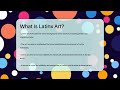 what is latinx art history of latin cultures