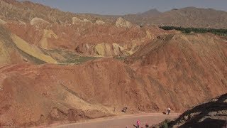 張掖七彩丹霞全景