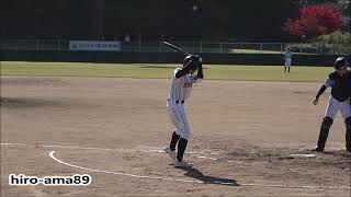 《中学硬式・新チーム》【マルチＨ】　越知航太 選手（瀬戸内クラブヤング）  【タイムリー２ＢＨ打ったよ】