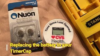 TimerCap battery replacement video