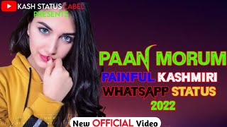 Paan Morum ! Painful Kashmiri WhatsApp Status 2022 ! Heart Touching Status ! Kash Status Label