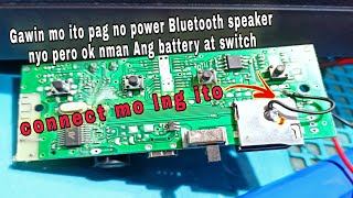 No power Bluetooth speaker easy to fix