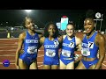 abby steiner runs faster than elaine thompson u0026 shericka jackson in 200m 21.80 wl..