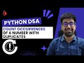 DSA Python 2025 - Count Occurrences in Sorted Array | Binary Search Approach - Part 51 [Hindi]