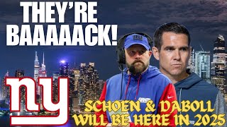 New York Giants, Despite a Historically Poor Season  Both Joe Schoen \u0026 Brian Daboll Are Back in 2025