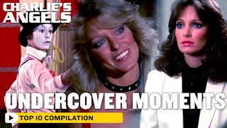 Charlie's Angels | Top 10 UNDERCOVER Moments!  | Classic TV Rewind