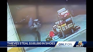 Thieves steal $100,000 worth of sneakers from Cincinnati business' storage unit