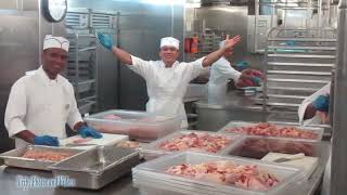 Galley Tour On Island Princess For World Cruise 2023