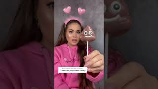 POOP 💩 Cotton Candy? Gurobelly #gurobelly #tiktok #shorts #candy #asmr #satisfying