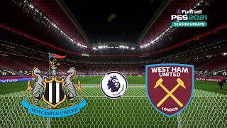 Newcastle United vs West Ham United | Premier League 2022/23 | eFootball PES Gameplay