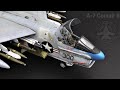 A-7 Corsair II 1/48 Scale Model aircraft build video