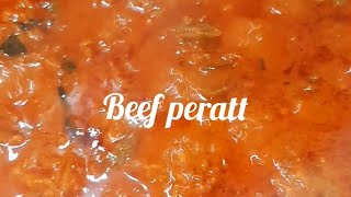 Beef thick gravy | Beef perattu | Pothirachi 🍛 curry | good side dish | #food #beefrecipe #hot