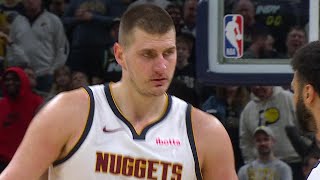 Nikola Jokić Shows No Emotion After Dagger 3 vs. Pacers