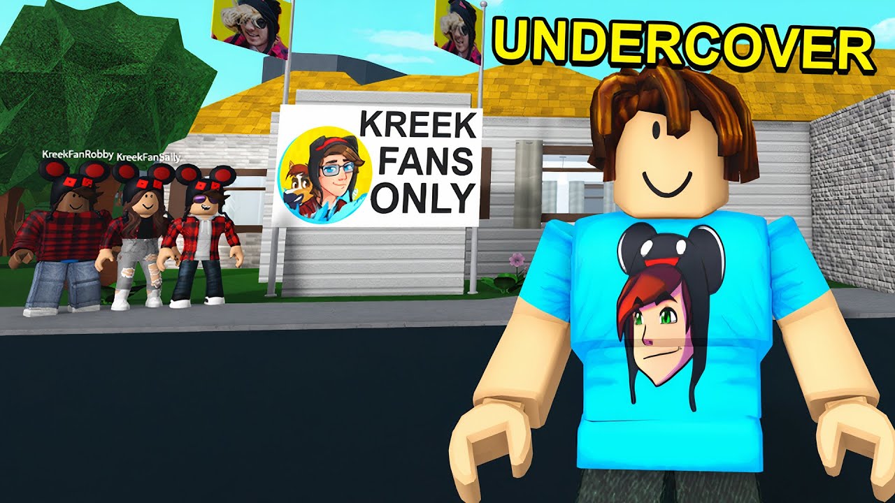 I Found A Kreek Fan Club So I Went Undercover Roblox Bloxburg