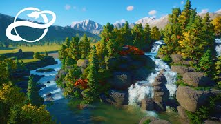 Ep. 1 | Make a Beautiful Waterfall | Speed Build | Planet Zoo |