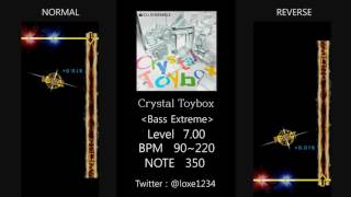 [GITADORA]  Crystal Toybox (LV 7.00 bass Extreme)